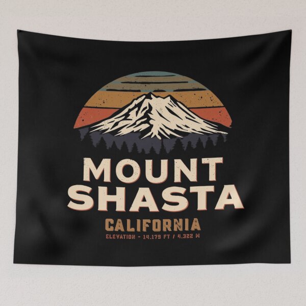Item preview, Mount Shasta - California  designed and sold by GoodOldVintage.