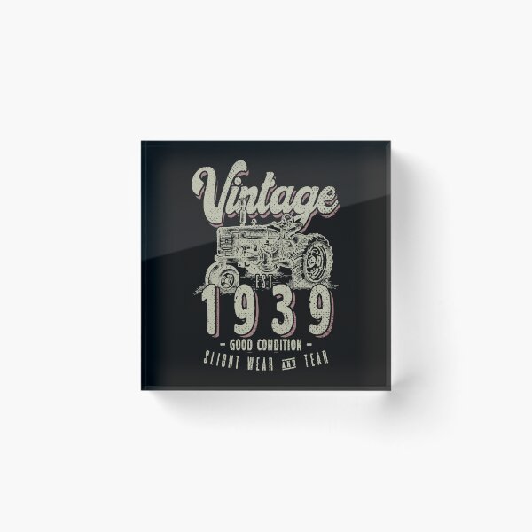 Item preview, Vintage Tractor Farmer Birthday Born In 1939 designed and sold by JRRTs.