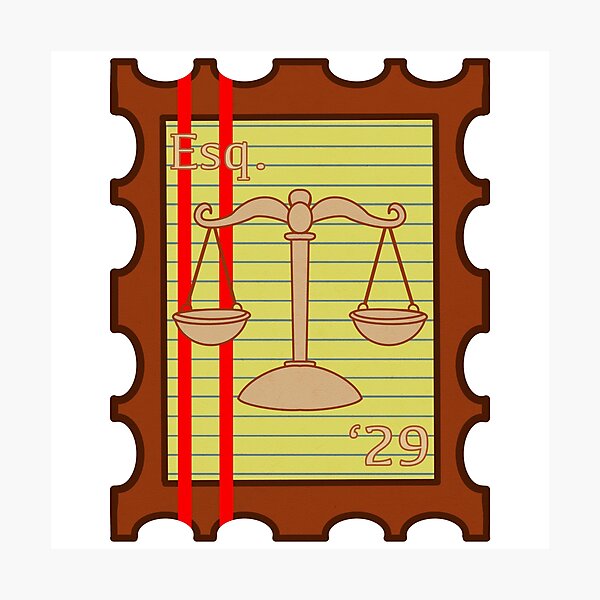 Item preview, Esq. ’29 Legal Pad Stamp Design | Future Lawyer Gift for Law Students designed and sold by MagicMe-JD.