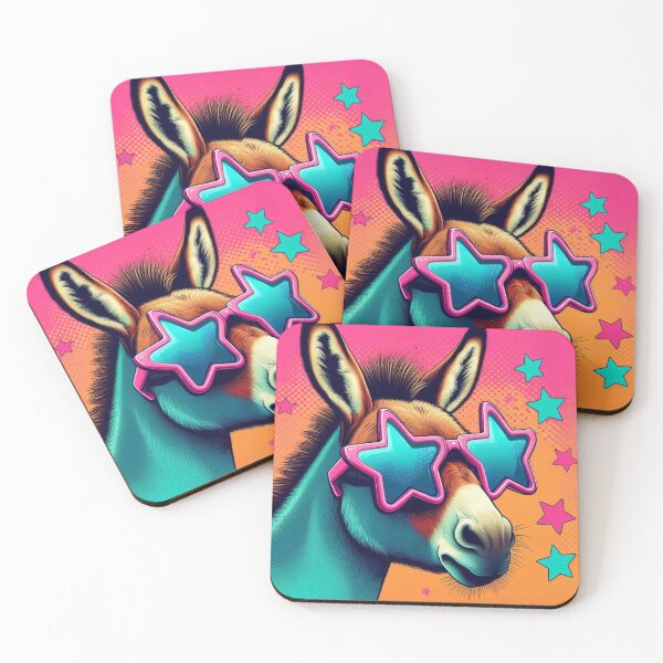 Item preview, cute funny donkey designed and sold by Dogandesighn.