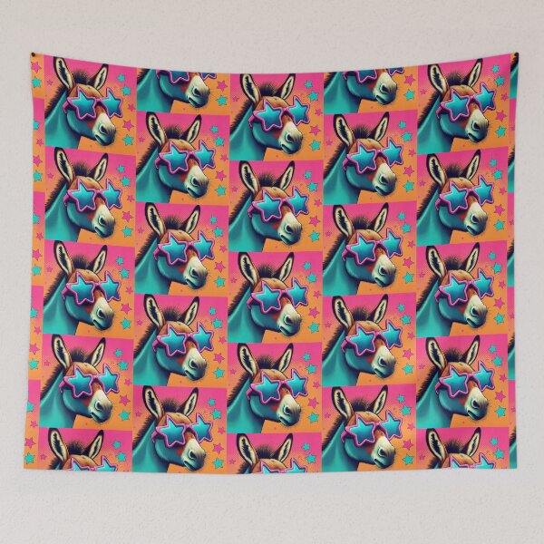 Item preview, cute funny donkey designed and sold by Dogandesighn.