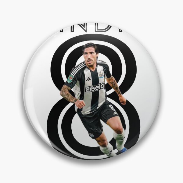 Item preview, Sandro Tonali #8 – Newcastle United Midfield Maestro Design designed and sold by Pokah79.