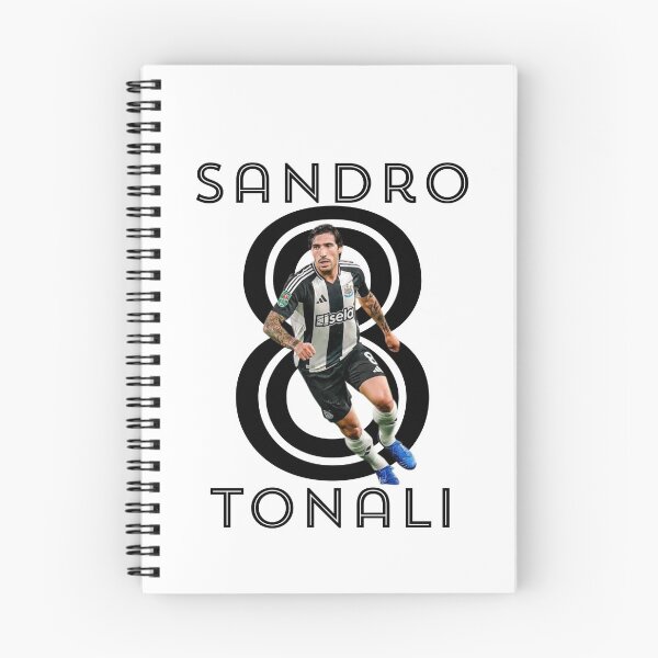 Item preview, Sandro Tonali #8 – Newcastle United Midfield Maestro Design designed and sold by Pokah79.
