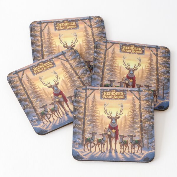 Item preview, Reindeer Christmas Flight School designed and sold by acceleratorhams.