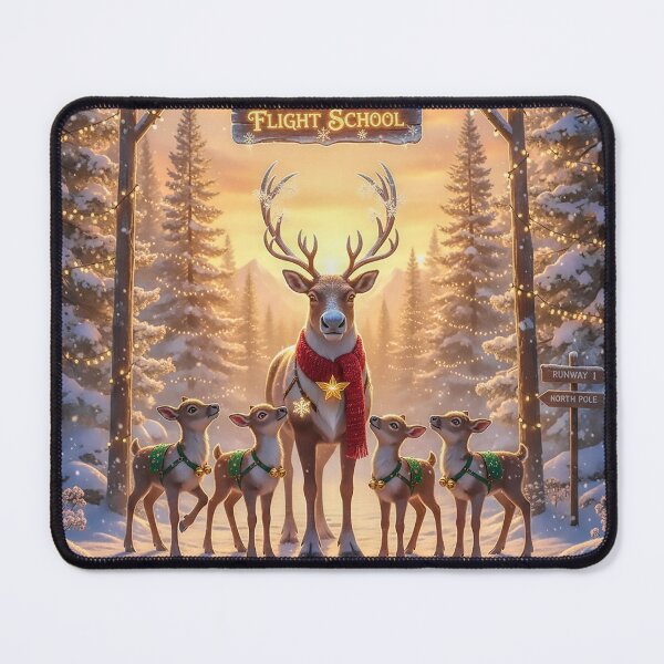 Item preview, Reindeer Christmas Flight School designed and sold by acceleratorhams.