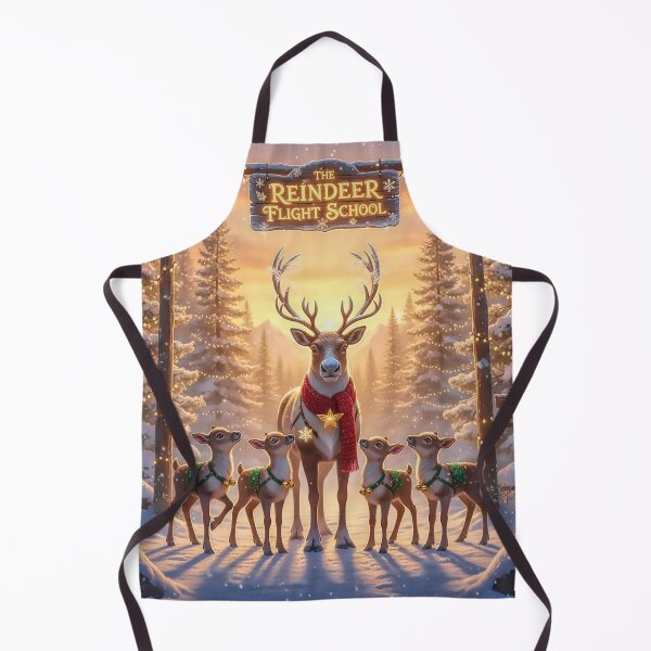 Item preview, Reindeer Christmas Flight School designed and sold by acceleratorhams.