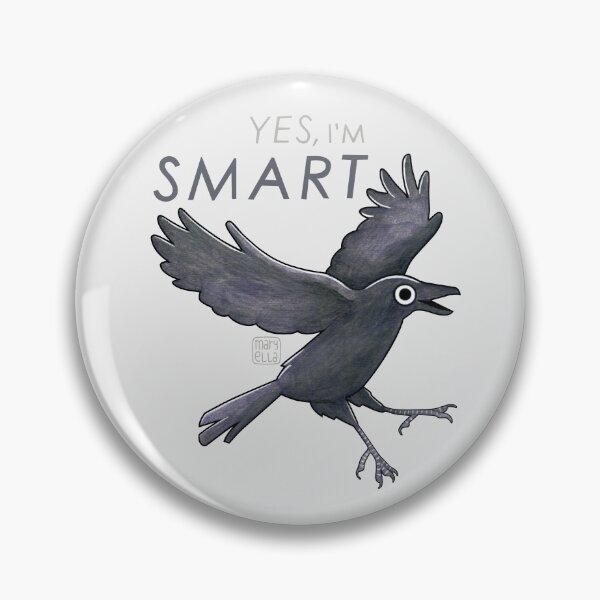 Item preview, Yes, I'm SMART - Crow designed and sold by MaryellaArt.
