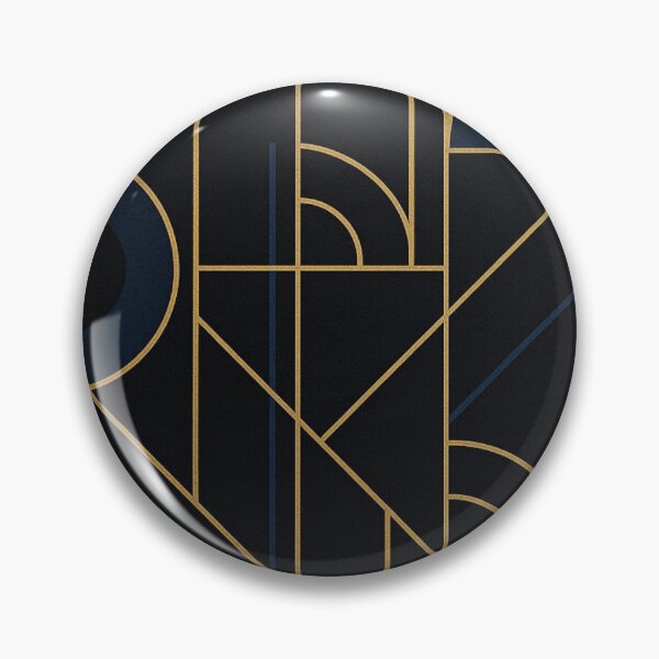 Item preview, Golden Arcs – Art Deco Geometry designed and sold by Zenvo.