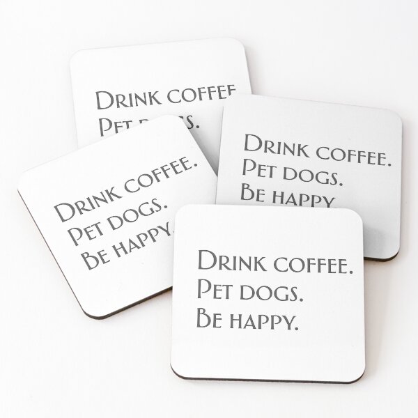 Item preview, Coffee, pets, happiness designed and sold by ZephyrDesignz.