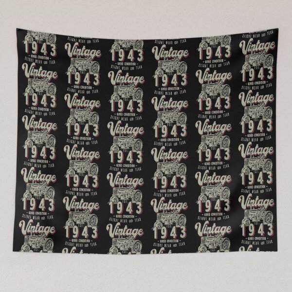 Item preview, Vintage Tractor Farmer Birthday Born In 1943 designed and sold by JRRTs.