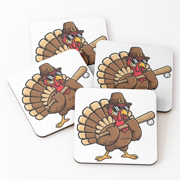 Item preview, Thanksgiving Turkey Baseball - Funny Sports Turkey Day designed and sold by ZBIFBOUETLA.