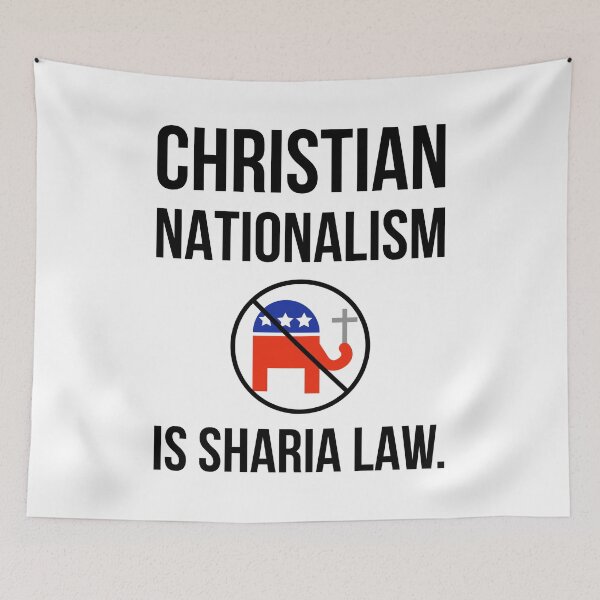 Item preview, Christian nationalism is sharia law.  designed and sold by Rachel the Artist .