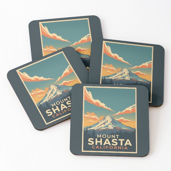 Item preview, Mount Shasta - California  designed and sold by GoodOldVintage.