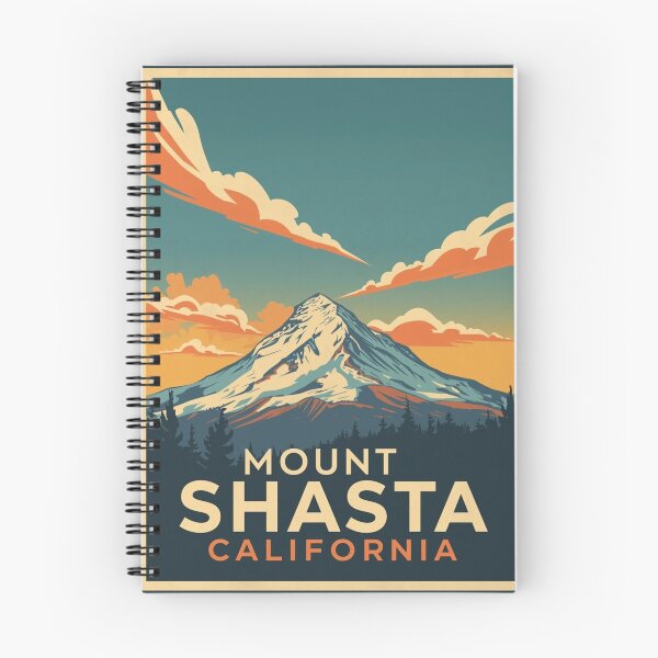 Item preview, Mount Shasta - California  designed and sold by GoodOldVintage.