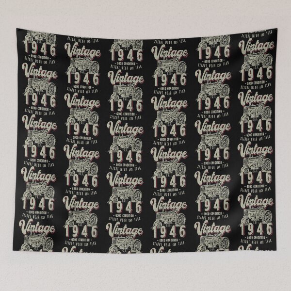 Item preview, Vintage Tractor Farmer Birthday Born In 1946 designed and sold by JRRTs.