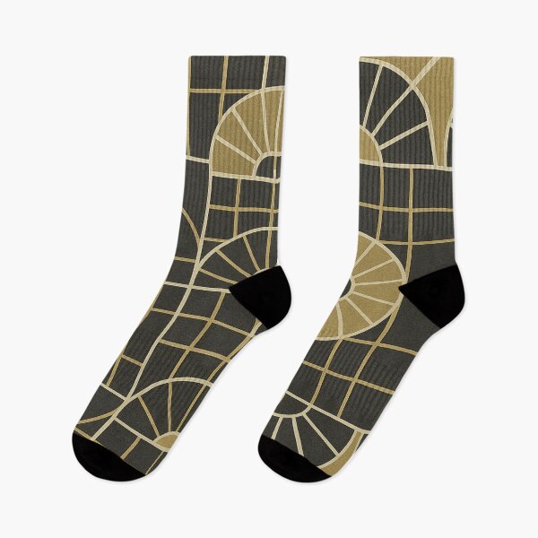 Item preview, Deco Radiance – Golden Arches Pattern designed and sold by Zenvo.