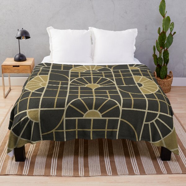 Item preview, Deco Radiance – Golden Arches Pattern designed and sold by Zenvo.