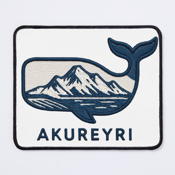 Item preview, Akureyri Snow Whale Patch designed and sold by Imaginarium of Chaos falcon88 .