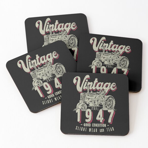 Item preview, Vintage Tractor Farmer Birthday Born In 1947 designed and sold by JRRTs.