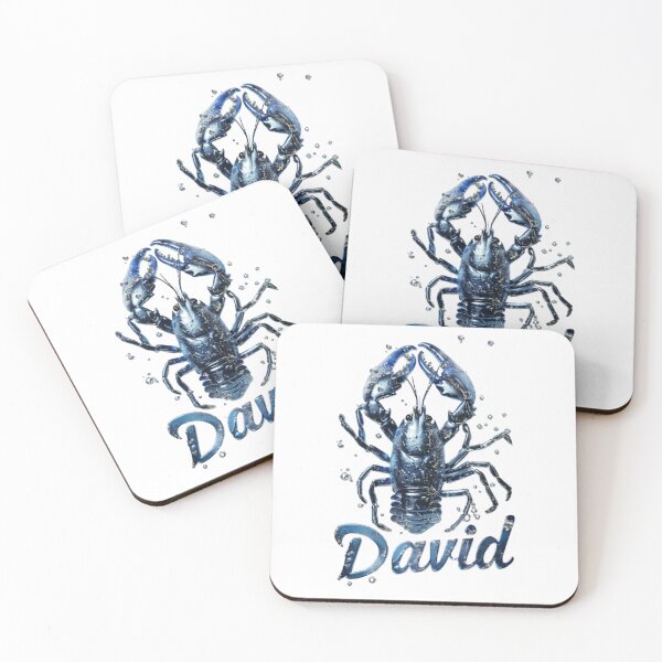 Item preview, David Cancer – Deep Blue Zodiac Crab Art designed and sold by AlexLineArt.