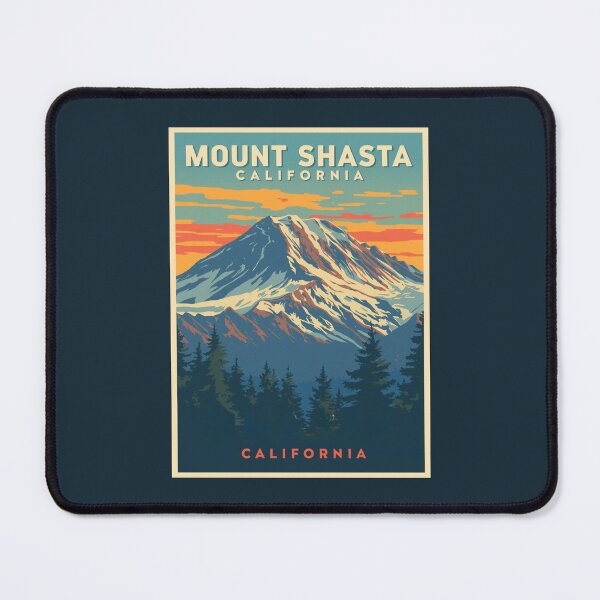 Item preview, Mount Shasta - California designed and sold by GoodOldVintage.