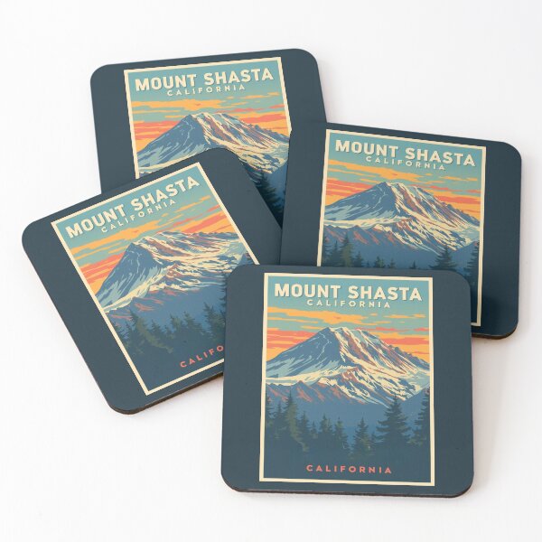 Item preview, Mount Shasta - California  designed and sold by GoodOldVintage.