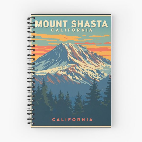 Item preview, Mount Shasta - California  designed and sold by GoodOldVintage.