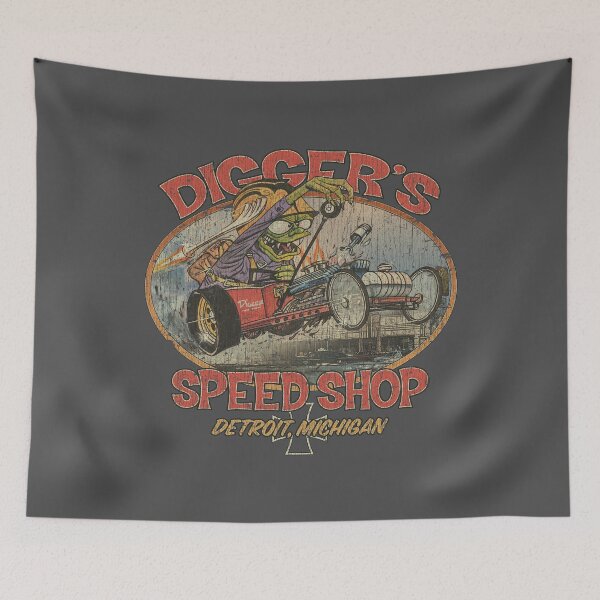 Item preview, Digger's Speed Shop 1967 designed and sold by AstroZombie6669.