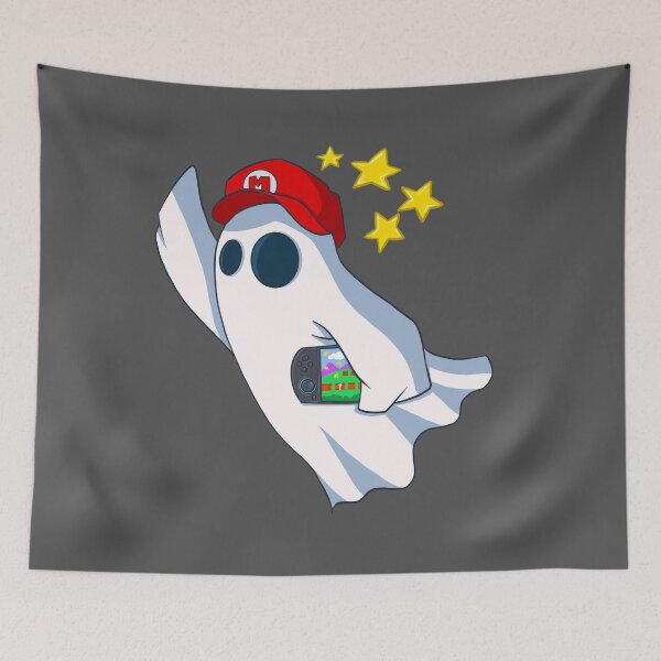 Item preview, A little ghost who's a Mario fan designed and sold by fifou96.
