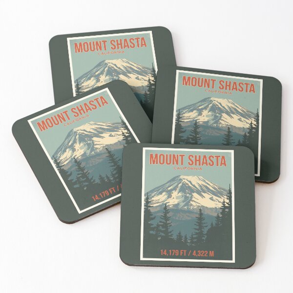 Item preview, Mount Shasta - California  designed and sold by GoodOldVintage.