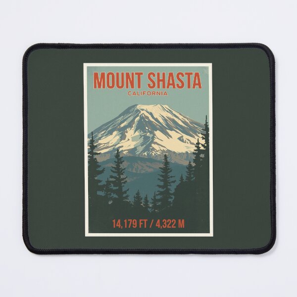 Item preview, Mount Shasta - California designed and sold by GoodOldVintage.