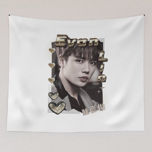 Item preview, Evan Lin (Lin Yanjun 林彦俊) Chinese Actor Cdrama Chinese Entertainment Scrapbook Collage Cozy Y2K Vintage Design designed and sold by HELL0WBELLO.