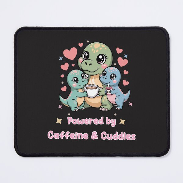 Item preview, Powered by Caffeine & Cuddles-Mammasaurus tee designed and sold by Artishal.