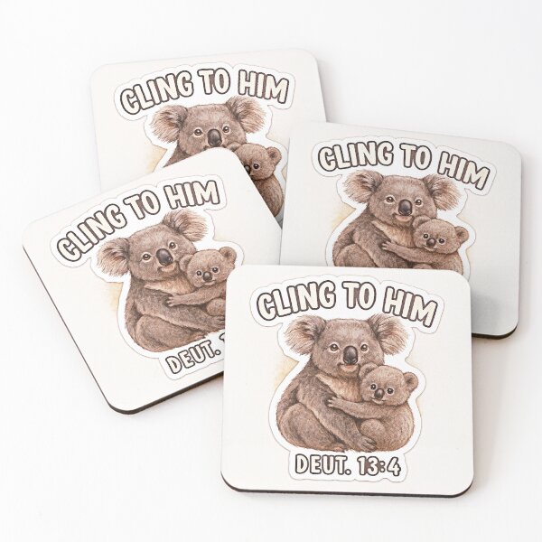 Item preview, Cling to Him - Kolar Bear Style! designed and sold by vineartstudio.