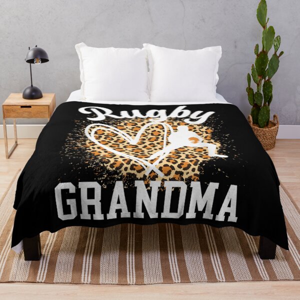 Item preview, Rugby Grandma Heart Grandma Of A Rugby Player Grandmother designed and sold by DoodleUrban.