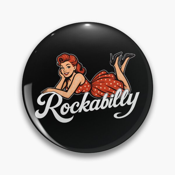Item preview, Rockabilly pin-up woman 1950s lying down, petticoat, gift designed and sold by Pineapple-Tree.