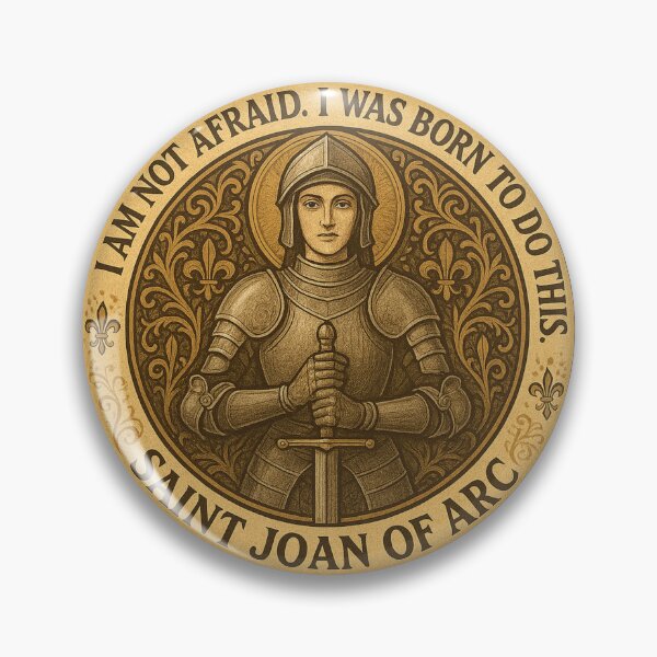 Item preview, Saint Joan of Arc  I Am Not Afraid Quote designed and sold by historyandmore.