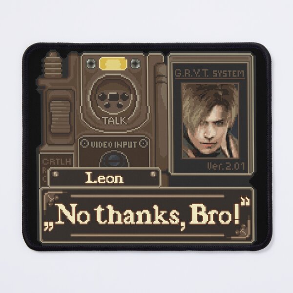 Item preview, Resident Evil Leon Kennedy Pixel Art designed and sold by AlleenasPixels.
