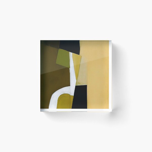 Item preview, Saffron, Mustard, Olive, And Brown Hues Abstract Art  designed and sold by DEC02.