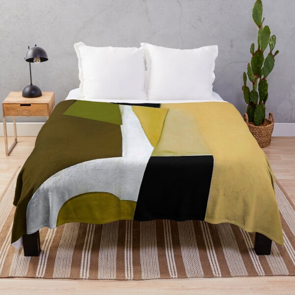 Item preview, Saffron, Mustard, Olive, And Brown Hues Abstract Art  designed and sold by DEC02.