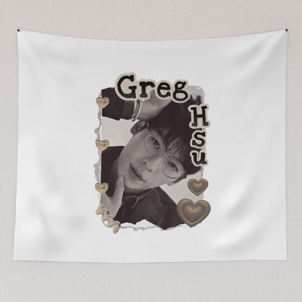 Item preview, Greg Hsu (Hsu Kuang Han 许光汉)Chinese Actor Cdrama Chinese Entertainment Scrapbook Collage Cozy Y2K Vintage Design designed and sold by HELL0WBELLO.