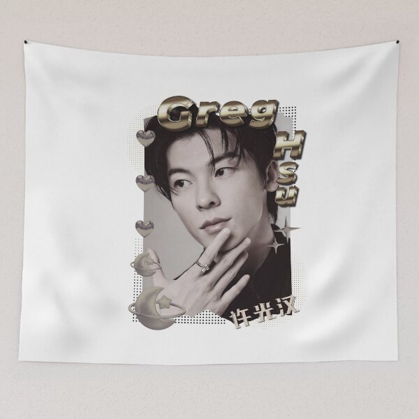 Item preview, Greg Hsu (Hsu Kuang Han 许光汉) Chinese Actor Cdrama Chinese Entertainment Scrapbook Collage Cozy Y2K Vintage Design designed and sold by HELL0WBELLO.