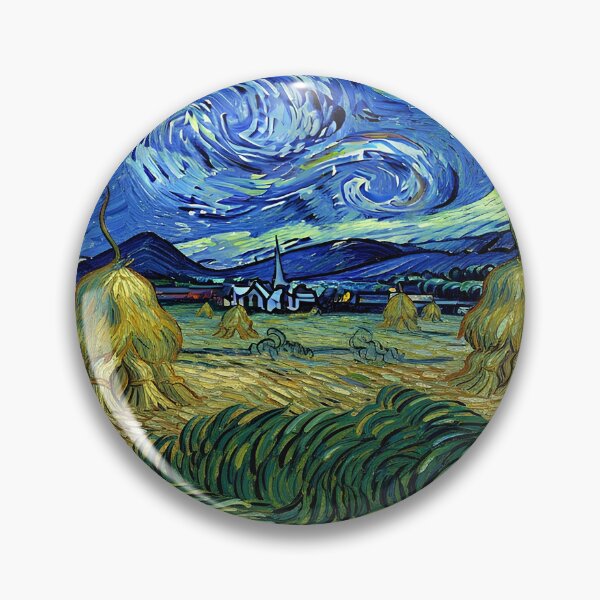 Item preview, Starry night in the field designed and sold by mismillo.