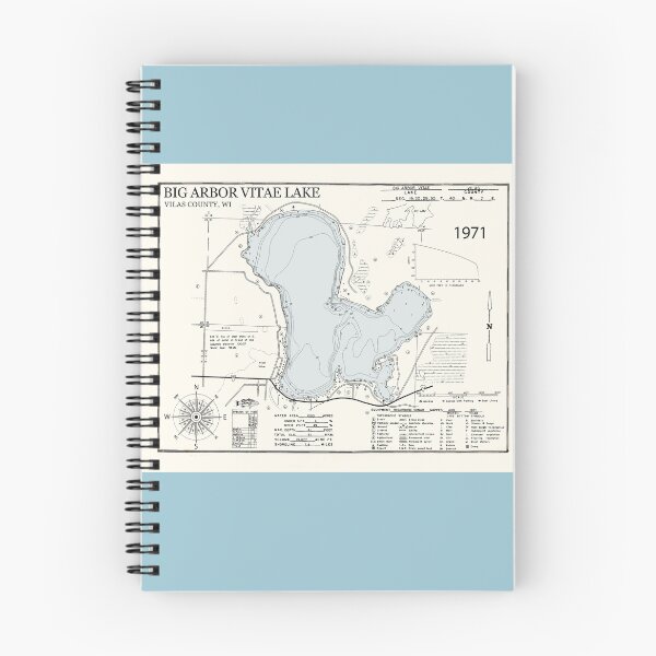 Item preview, Big Arbor Vitae Lake - Vilas County WI  designed and sold by Jean Plout.