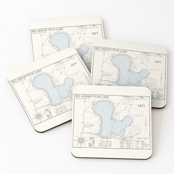 Item preview, Big Arbor Vitae Lake - Vilas County WI  designed and sold by Jean Plout.