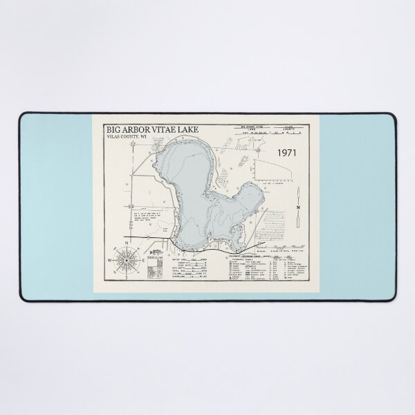 Item preview, Big Arbor Vitae Lake - Vilas County WI designed and sold by Jean Plout.