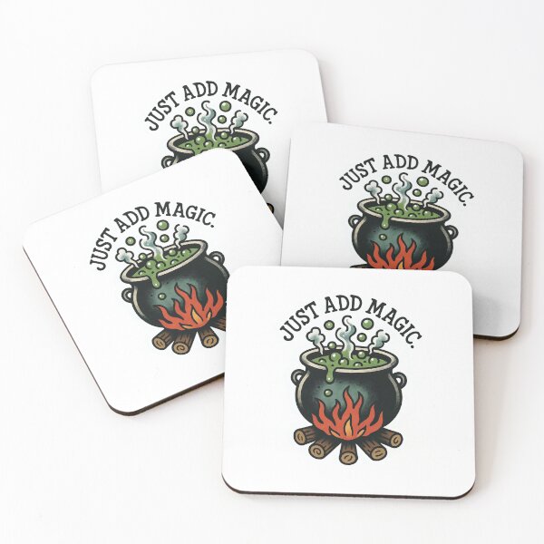 Item preview, Just Add Magic — Vintage Cauldron Art designed and sold by Glyph Lab.