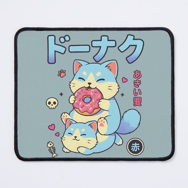 Item preview, Kawaii Donut Cats - Cute Japanese Pastel Food Art designed and sold by AwesomeBeyondLimits.