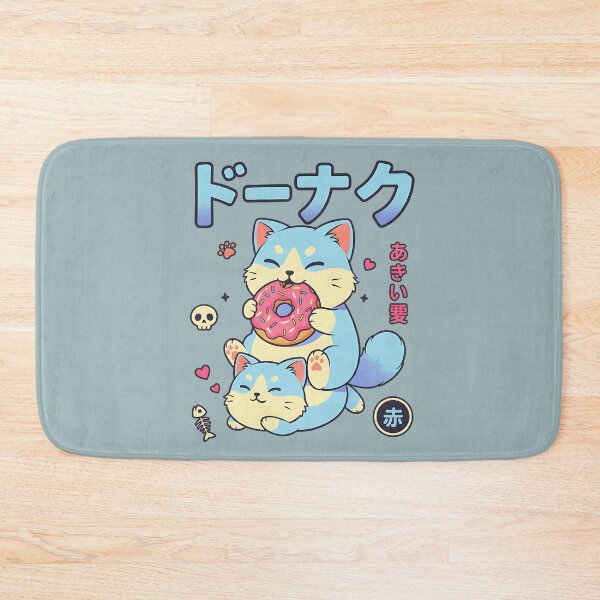 Item preview, Kawaii Donut Cats - Cute Japanese Pastel Food Art designed and sold by AwesomeBeyondLimits.