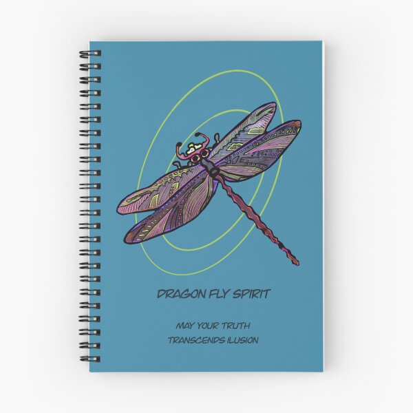 Item preview, Dragonfly Spirit – Transformation Totem Art | Mindful Surreal Illustration designed and sold by MiROCZA.